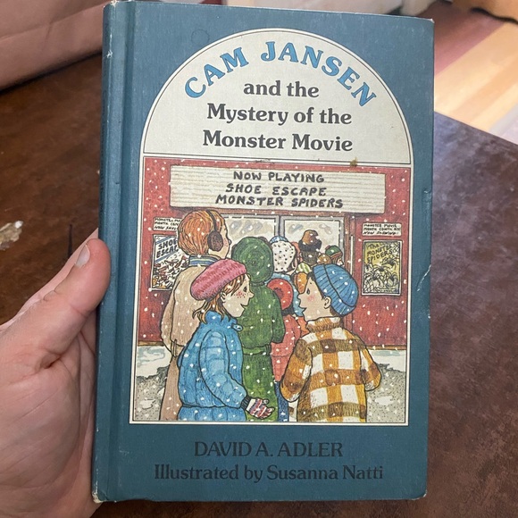 Vintage Kids Book Cam Jansen and the Mystery of the Monster Movie Hardcover - Picture 1 of 6